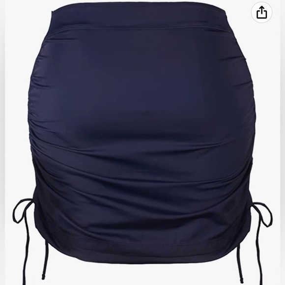 WOMEN’S Swimsuit Skirt - Plus Size - Swim Bottoms - Picture 3 of 12